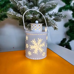 LED Christmas Candle Lantern – Nordic Style